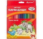 Карандаши 24цв. "Мультики" трёхгранные