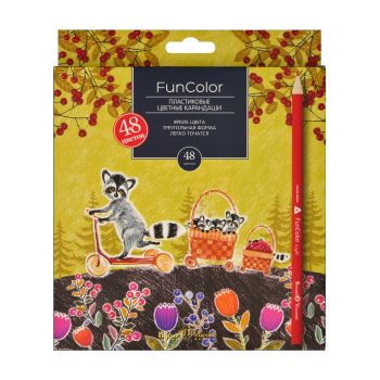 Карандаши 48цв. "Funcolor"пластиковые