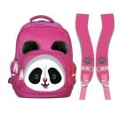 Рюкзак "Панда" с эргономичной спинкой, розовый