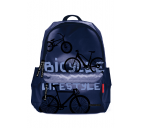 Рюкзак синий "Велосипеды"
