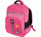 Рюкзак школьный "DeVente. Imperial Club" 39х28х13см, текстиль, розовый