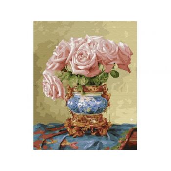 Картина по номерам "Бузин. Восточные розы" 40х50см (28 цветов)