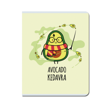 Тетрадь 48л. клетка "Avocado Kedavra"