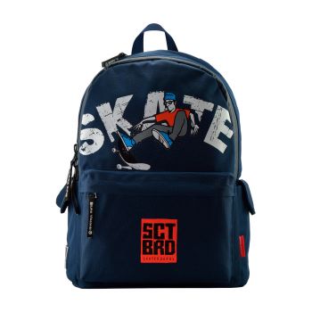 Рюкзак "Skateboard" эргономичный, синий