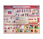 Доска-стенд информационная «Пожарная безопасность» (910х700 мм), пластик