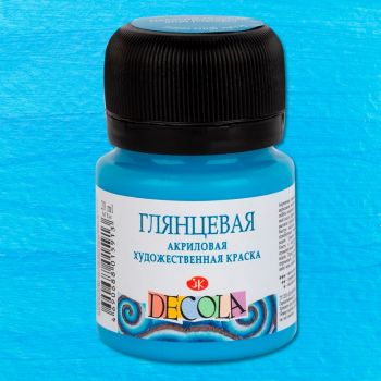 Акрил. Небесно-голубой глянцевый 20мл "Decola"