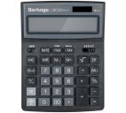 Калькулятор "Berlingo City Style" 14-разр. двойное пит. черный/серый