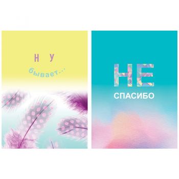 Бизнес-блокнот А5 80л. "No thank you"
