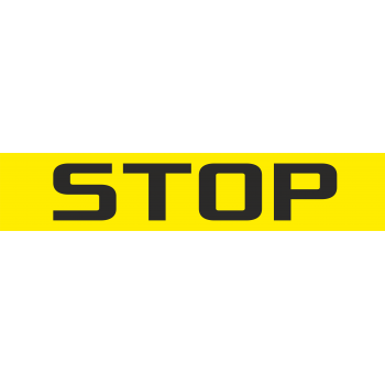 Напольная разметка "STOP" 500х80мм