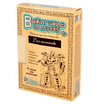 Доски для выжигания А5 "Умелец" 10 с рисунком