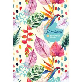 Скетчбук 80л. "Floral muse"