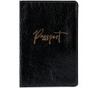 Обложка д/паспорта "Naples" кожа, глум, тиснение фольгой