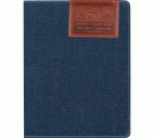 Записная книжка А5 160л. "deVente. Dark blue jeans" кремовый блок 70г/м2