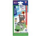Карандаши 12цв. "SuperSoft. Жил-был кот" супермягкие трёхгранные