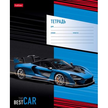 Тетрадь 12л. клетка "Best Cars"