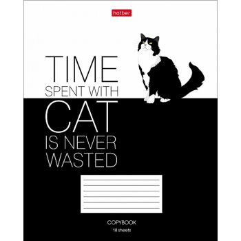 Тетрадь 18л. клетка "Умные звери"