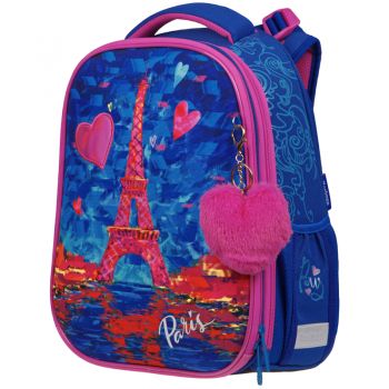 Ранец "Expert Max. Eiffel tower" 37х28х16см, 2 отд., 2 карм., дождевик, анатомич. спинка Berlingo
