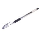 Ручка гелевая чёрная "Crown. Hi-Jell Needle Grip" 0,7мм