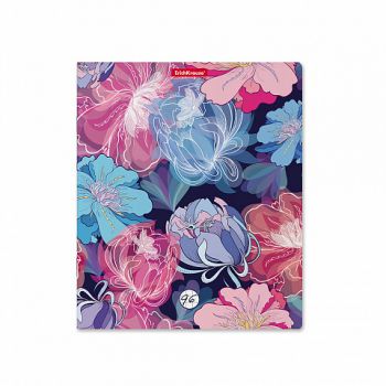 Тетрадь 96л. клетка "Peony"