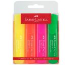 Набор текстовыделителей "Faber-Castell" 4 цв. 1-5мм флюоресцент