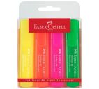 Набор текстовыделителей "Faber-Castell 46" 4цв. 1-5мм флюоресцент