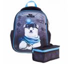 Рюкзак "Ergonomic Mini. Bear travel" 35х27х13см 1отд., 2+1 потайн. карман + термосумка
