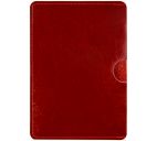 Обложка-карман д/паспорта "OfficeSpace" кожа, красная