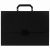 Портфель пластиковый 7 отделений "Staff" чёрный, индексные ярлыки