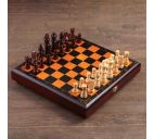 Шахматы "Тёмная классика" (доска дерево 30х30см, фигуры дерево, король h=8см)
