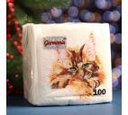 Салфетки бумажные 24х24см 100шт.