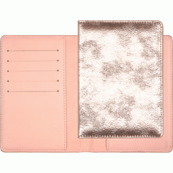 Обложка д/паспорта "deVente Voyager"  10х14см розовая
