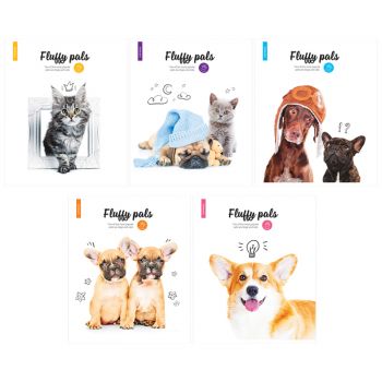 Тетрадь 18л. клетка "Pets"