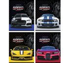 Тетрадь 96л. клетка "Ревущий мотор-1" эконом