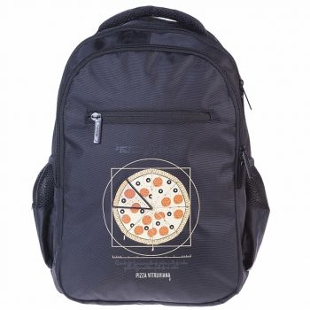 Рюкзак "Basic style. Pizza" 41х30х15см, 2 отд., 3 кармана.