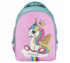 Рюкзак "Primary School. Единорог-принцесса" 38,5х26х17см, 2 отд., 2+1 карман.