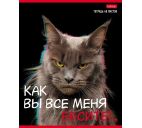 Тетрадь 48л. клетка "Вы все меня бесите"