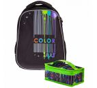 Рюкзак "Ergonomic Light. Color art" 38х29х15см 2 отд., 2+1 потайной карман,, термосумка