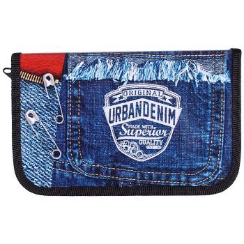 Пенал 1 отд. "Urban denim" 19х11,5см