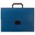 Портфель пластиковый 13 отделений "Staff" синий, индексные ярлыки