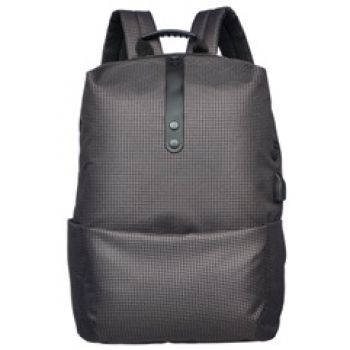 Рюкзак подростковый тёмно-серый  41х29х17см, 1 отделение