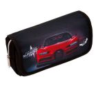 Пенал "DeVente" Turbo 20,5х9,5х7см, косметичка, 2 отд, текстиль