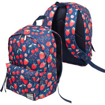 Рюкзак подростковый "DeVente. Limited Edition Strawberry" 44х31х17см