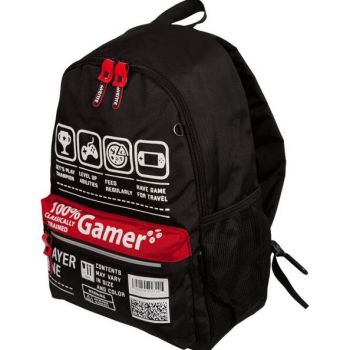 Рюкзак подростковый "DeVente.100% Gamer" 39х30х17см