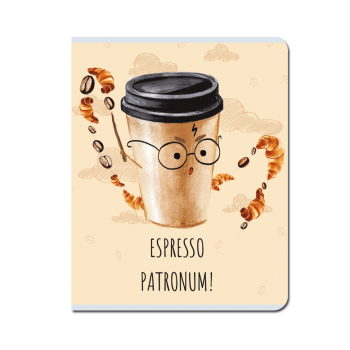 Тетрадь 48л. клетка "Espresso Patronum"