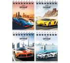Блокнот А7 40л. "Гонки. Sport cars" на спирали