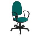 Кресло Helmi HL-M30 "Престиж" ткань зелёная с чёрным