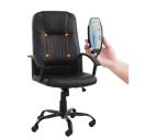 Кресло офисное "Brabix Device MS-002" 4 массажных модуля, экокожа, чёрное