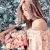 Картина по номерам "Девушка с букетом роз" 50х40см