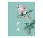 Тетрадь 120л. клетка "Flower art" на кольцах
