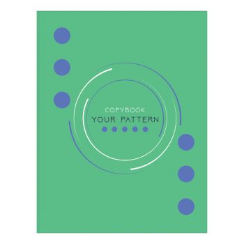 Тетрадь 120л. клетка "Your pattern" на кольцах